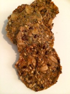 Like I said, not the more beautiful cracker, but it's sooo good for you and tasty too!